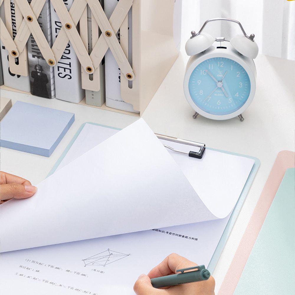Mxbeauty Klipboard Plastik Tahan Lama Tebal Perlengkapan Alat Tulis Kantor Sekolah Dengan Profil Rendah Klip Clip Board Kertas Dokumen Holder Tulisan Pad