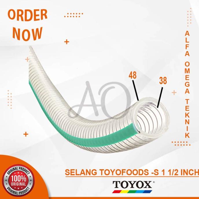 

SELANG KAWAT SPIRAL TOYOFOODS-S 1 1/2 INCH TOYOX HOSE FOODGRADE 38MM alfaom364 Ayo Order
