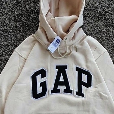 JAKET SWEATER HOODIE GAP LOGO BORDIR PREMIUM AUTHENTIC TERLARIS ORIGINAL KATUN