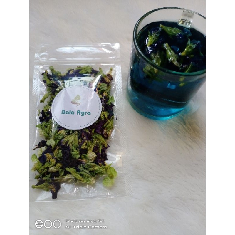 

blue pea tea atau butterfly tea 50 gr