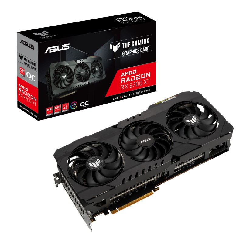 Vga ASUS Tuf Gaming RX 6700 XT OC 12GB - Asus Radeon RX 6700 16G XT OC - Radeon RX6700 XT 12GB