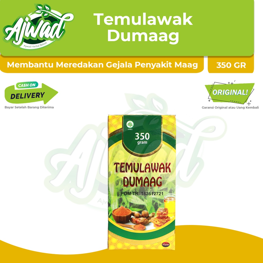 Madu Temulawak Dumaag 350gr | Obat Herbal Asam Lambung, Maag, Gerd, Tukak Lambung | Kharisma Food-2