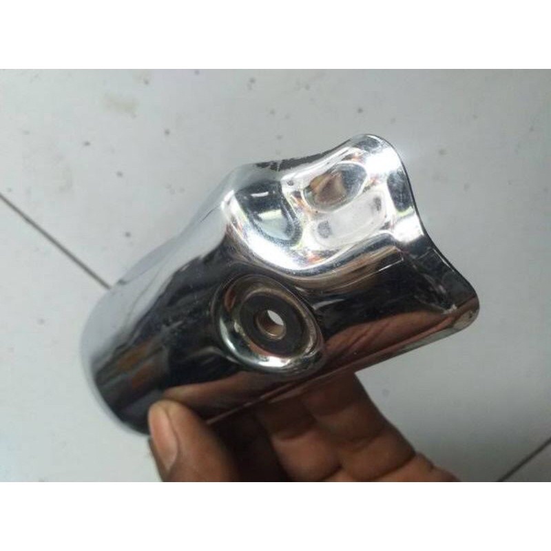 Cover tameng kecil depan knalpot muffler megapro primus mp original copotan motor