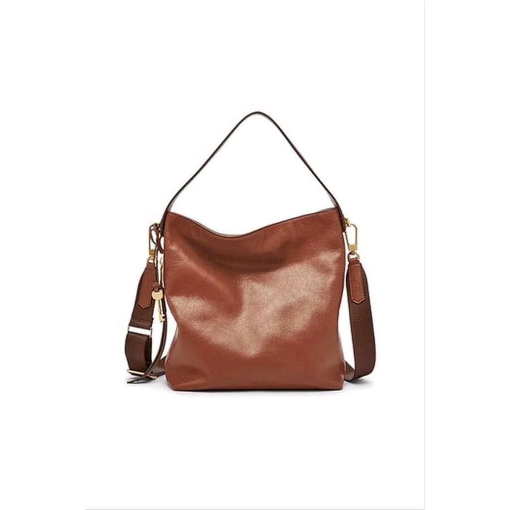 tas fossil maya hobo small brown original Diskon