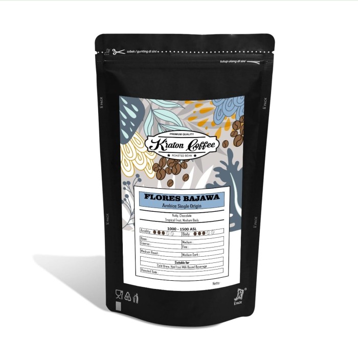 

⭐⭐⭐⭐⭐TRENDING ! BIJI minuman Kopi ARABIKA FLORES BAJAWA 250 GRAM KRATON COFFEE ARABICA