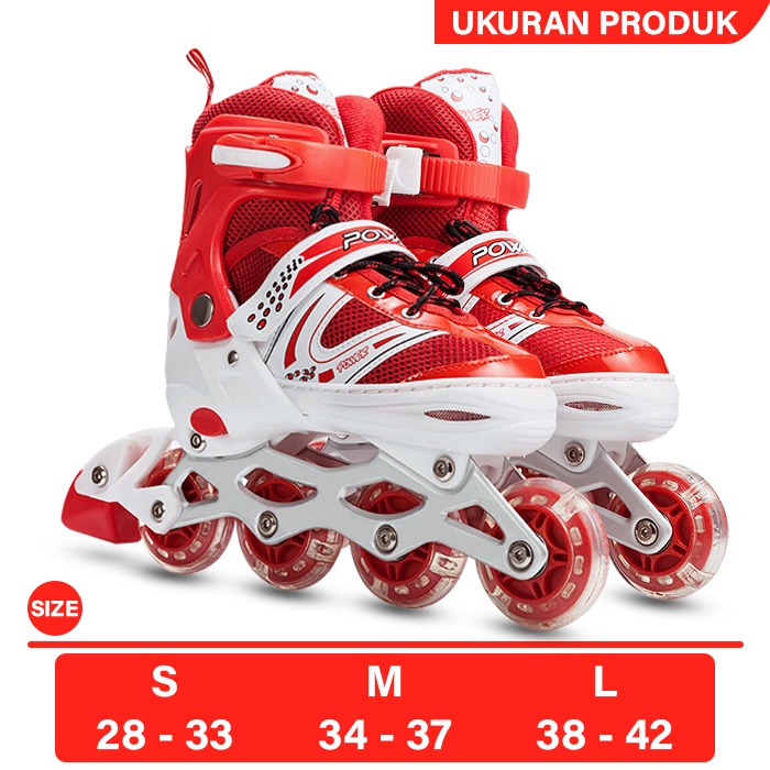 Sepatu Roda Inline Skate / BAJAJ FREE KUNCI