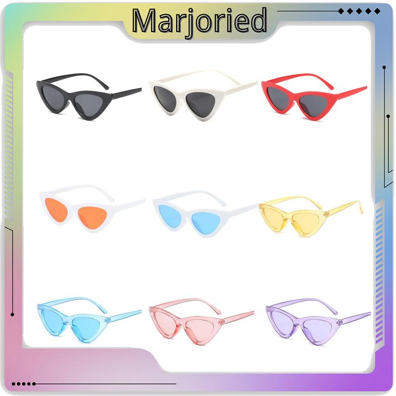 Kacamata Hitam 2020 Korean Ulzzang Triangle Vintage Cat Eye Sunglasses Women Men-MJD
