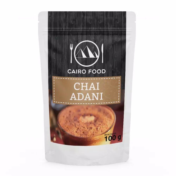 

(BISA COD) Bubuk Chai Adani 100 Gram Teh Sahi Adni Arab dengan Jahe Kapulaga Susu
