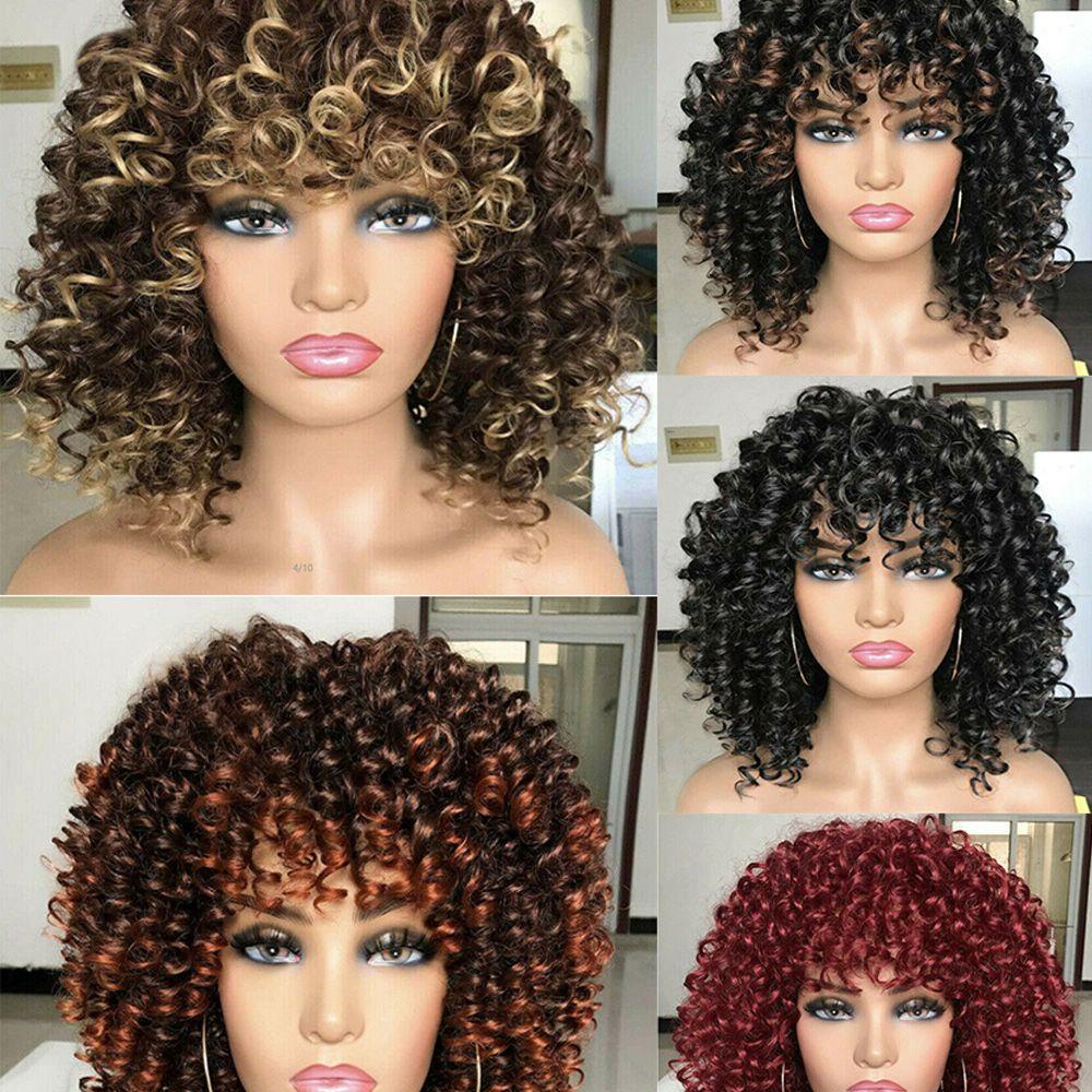 Suyo Wig Pendek Fashion Wanita Rambut Sintetis Wig Sintetis Mewah Brazil