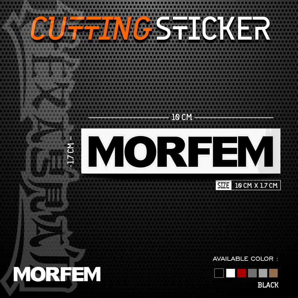 Cutting Sticker MORFEM band | Stiker Cutting Band MORFEM