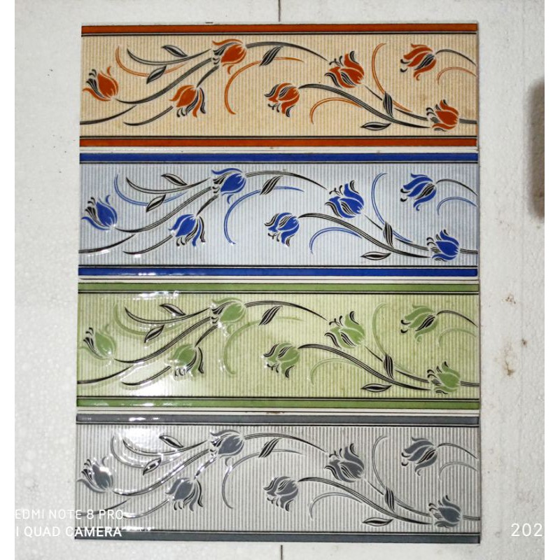 Keramik List Dinding Kamar Mandi Dapur Lily