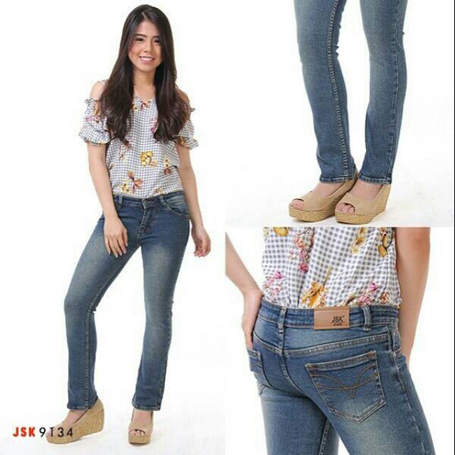 Celana Jeans Wanita Cutbray JSK 9134 n JSK 9133 Fashion Denim Modis Gaul