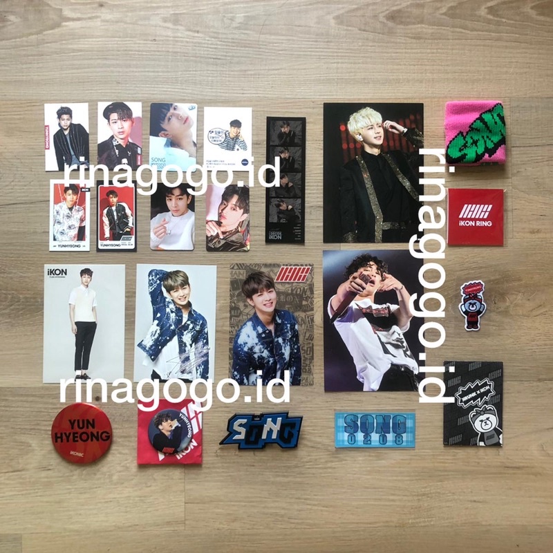[NEW] iKON YOYO JAPAN GOODS Yunhyeong Song Postcard, Photocard, Yes PC, Hanger, Wristband, Album