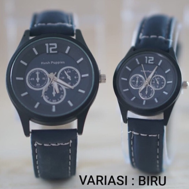 jam tangan couple hush puppies sudah sepasang + BOX