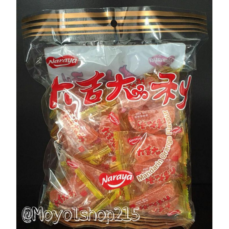 

Jelly Naraya Buah Jeruk Orange / Nanas / Yupi Pineapple Kiloan