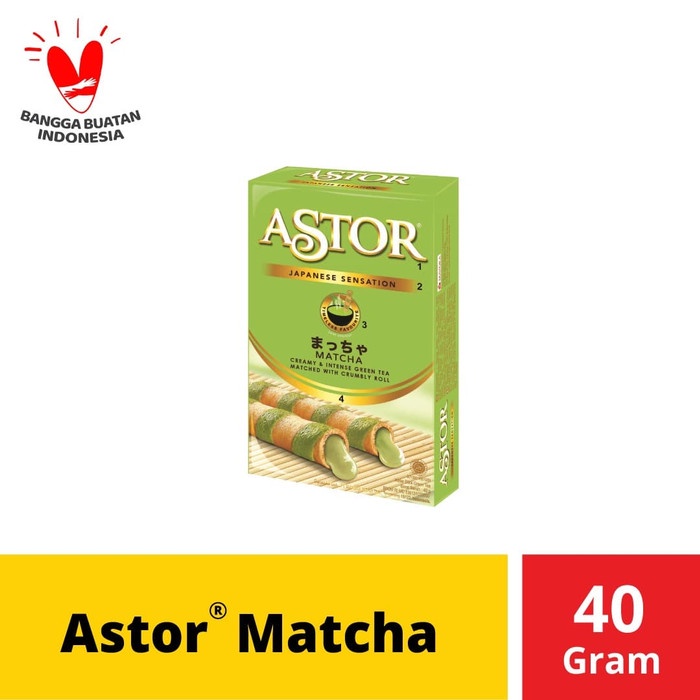 

Wafer-Biskuit- Astor Matcha 40 Gram -Biskuit-Wafer.