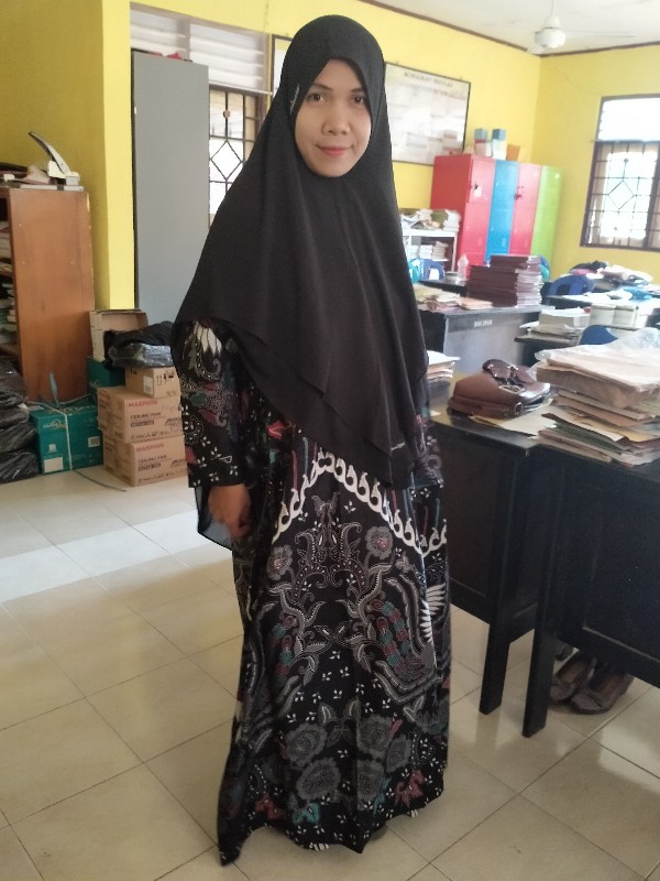 Ms Gamis Batik Sriwedari Maxi Jumbo Bumil/busui Katun Sogan Allsize Ld 104 Dan 120.