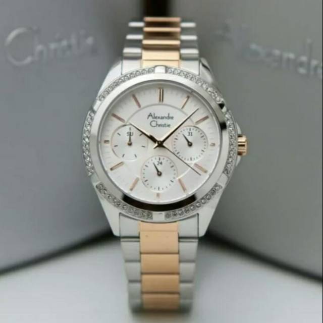 jam cewek alexander cristie seri ac2826bf