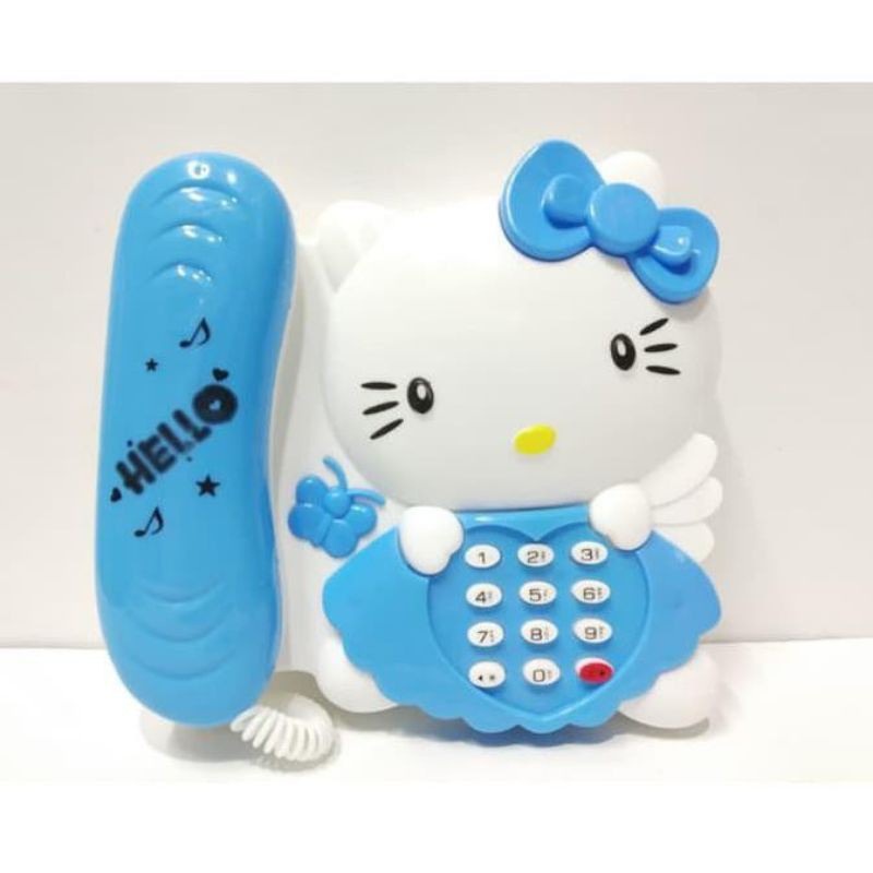 [ST2552/3] Mainan Edukasi Anak Bayi Telepon / Telpon / Phone Karakter Doraemon Hello Kitty Lucu Sofia Frozen Elsa Anna Olaf Princess Bisa Bunyi / Suara