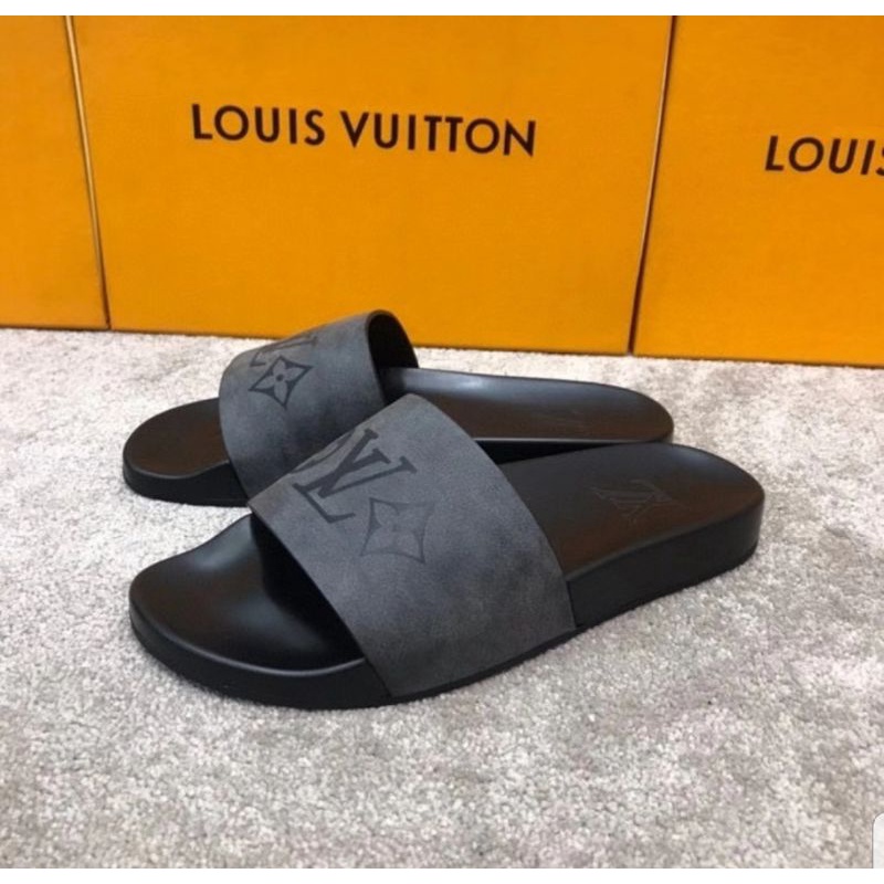 Sandal Slip On / Sandal Jepit Branded LV Super Mirror 1:1