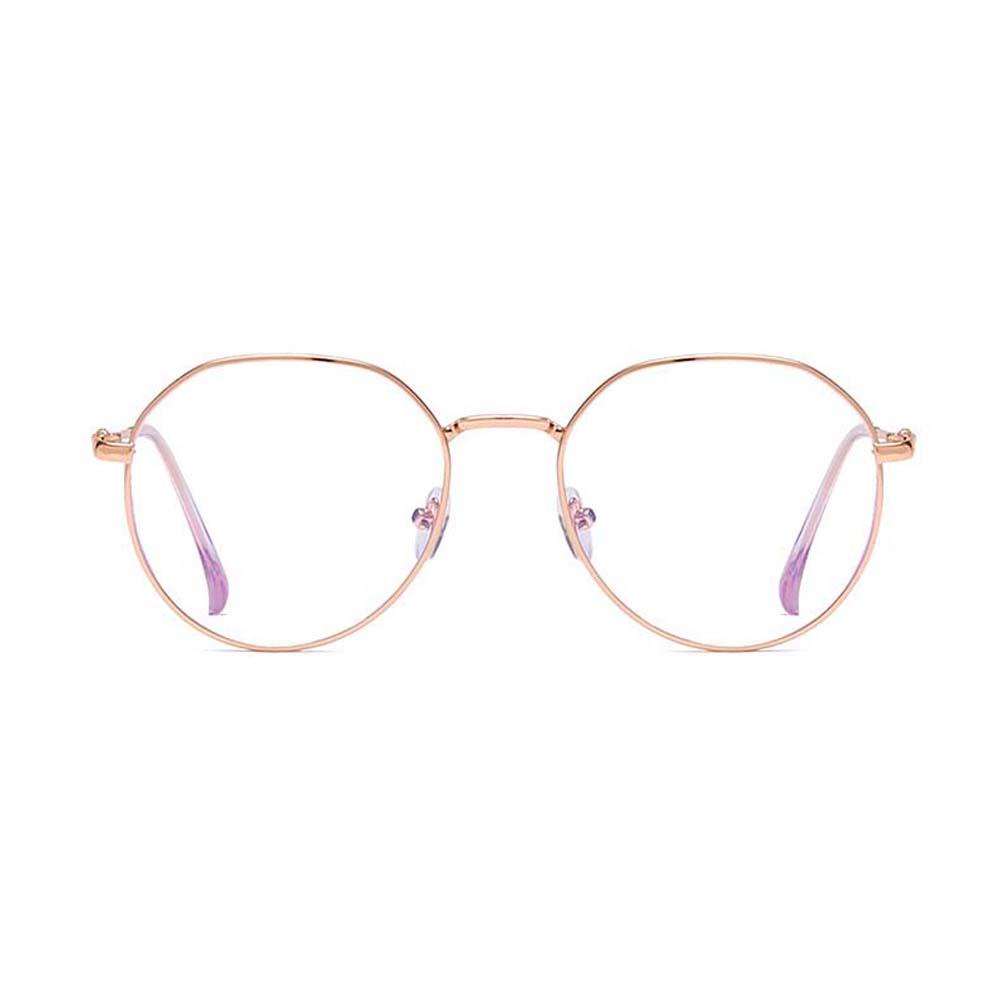 Agustinina Kacamata Baca Temperamen Sederhana Logam Merayap Siswa Komputer Ultraviolet-Bukti Radiasi-Tahan Kacamata