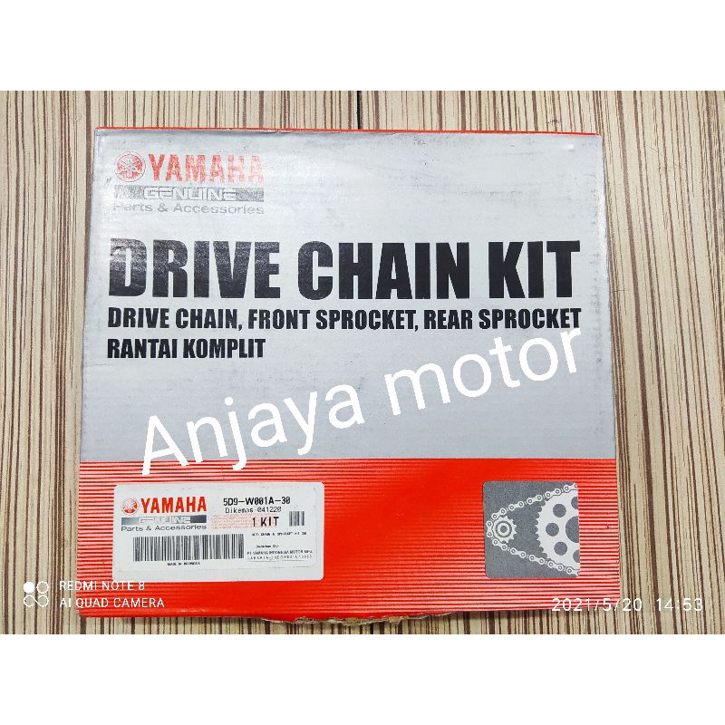 girset gear set rantai vega zr jupiter z robot original Yamaha