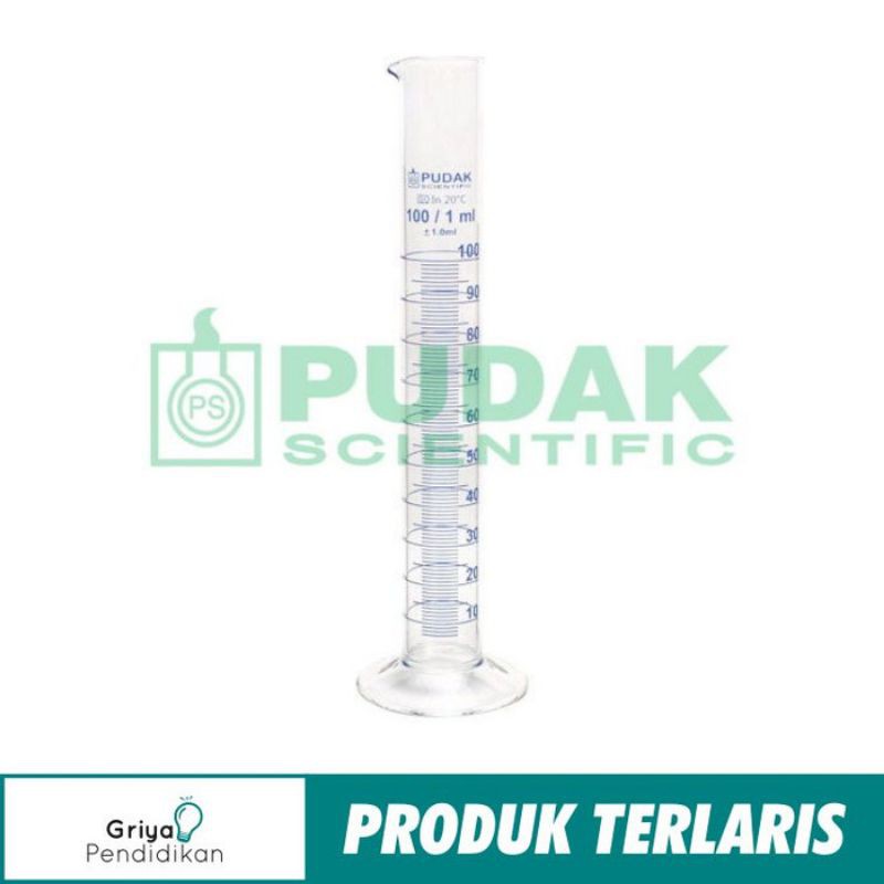 Gelas Ukur / Silinder Ukur 100 ml, Kaca
