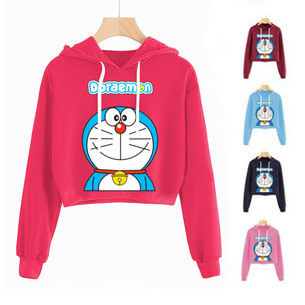 Bess - Sweater Hoodie Crop Murah / Sweater Crop DORA