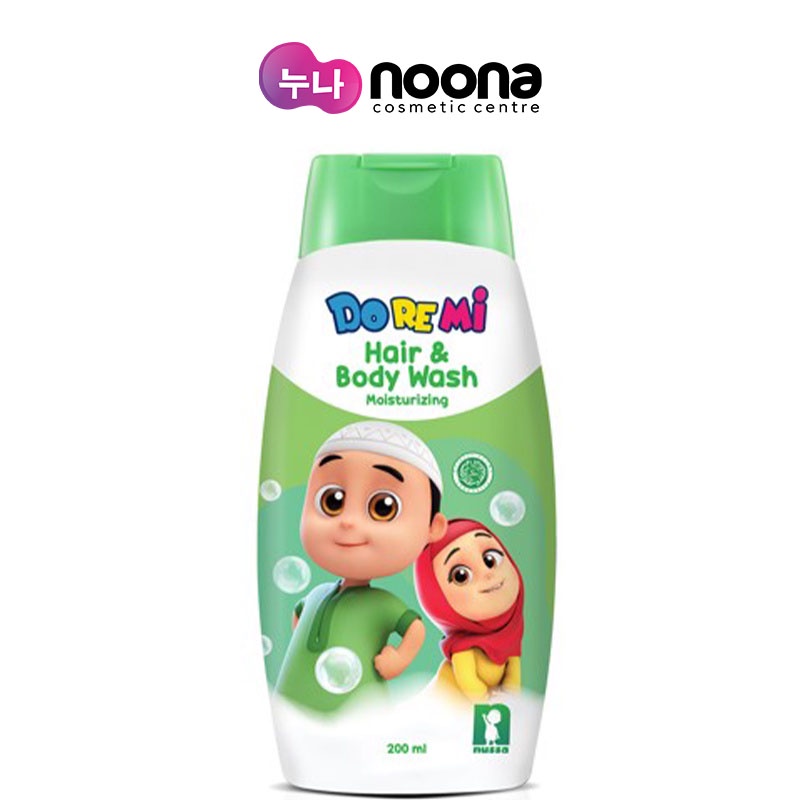 DOREMI KIDS SHAMPOO HIJAB | HAIR & BODY WASH | KEMASAN BOTOL