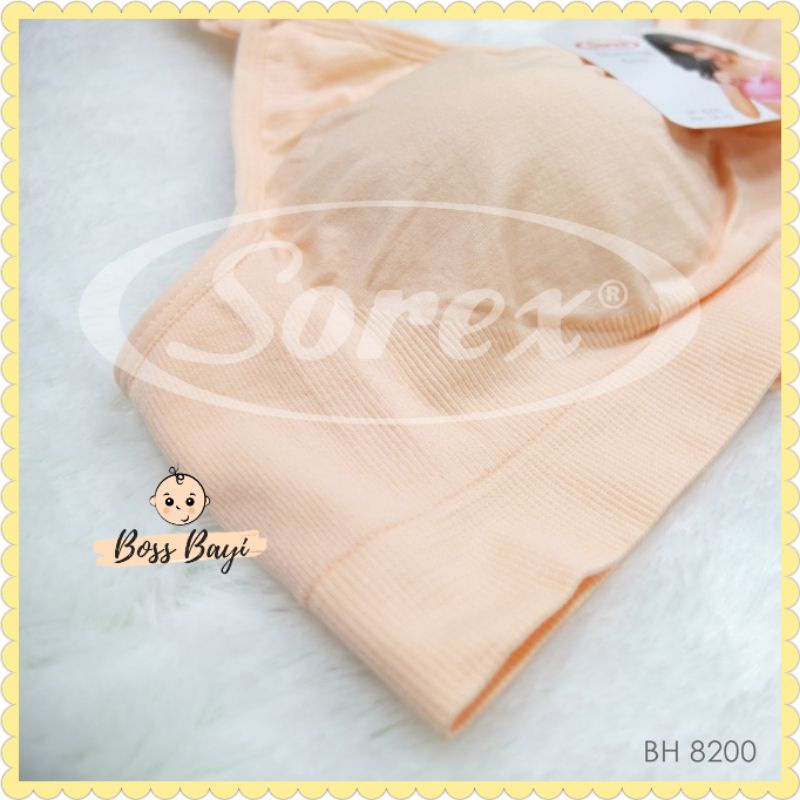 SOREX Nursing Bra / BH Menyusui Seamless Tanpa Kawat Busa Sedang 8200