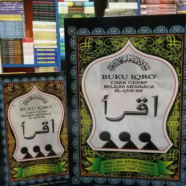 ORI IQRO BUNDEL KECIL A6 BESAR A5 • iqro bundel hitam iqro 1-6