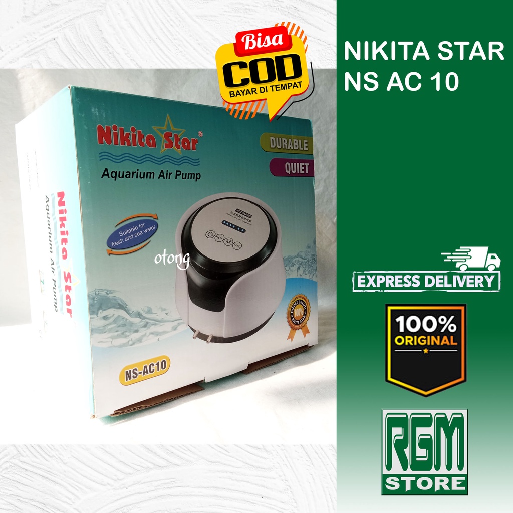 NIKITA STAR NS AC 10 AC10 NSAC10 AERATOR 2 LUBANG AIRPUMP AQUARIUM