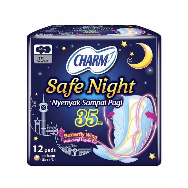 Charm Pembalut Safe night