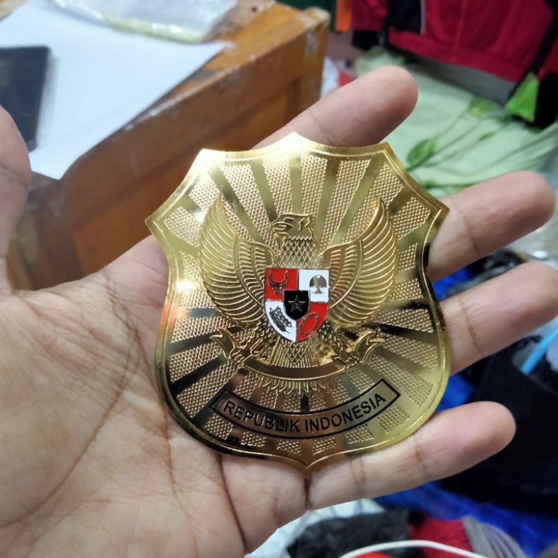 Logo Garuda RI Bahan kuningan