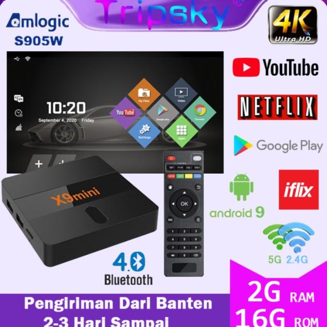Android TV box X9mini Amlogic S905W 2GROM +16G RAM Android 7.1