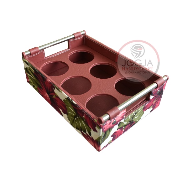 Tray Aqua 6 Hole / Tempat Aqua Gelas Baki Multi Fungsi Nampan Air mineral dan nampan serbaguna