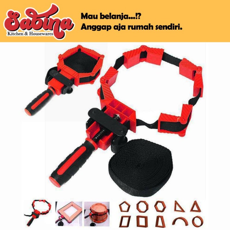 Penjepit Bingkai Kayu Adjustable Rapid Corner Perkakas Rumah ACAMPTAR