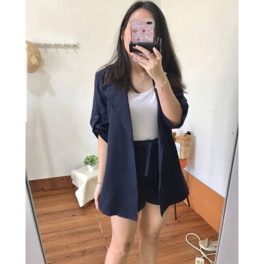 BEFAST - Set AUSTIN (LD 95, P 75) / Set Blazer Megumi / Setelan Wanita Korea / Blazer Kantor / Blazer Wanita Polos Casual / Blazer Kekinian Wanita Terlaris