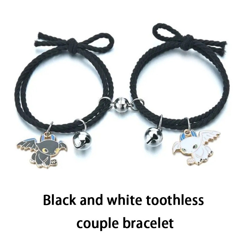 AZ193 Gelang Tali Couple Import Dengan Magnet Bracelet Pasangan Persahabatan