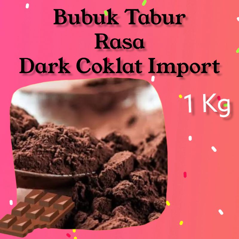 

Bumbu Tabur Rasa Dark Import 1Kg Cokelat Seasoning Manis Bumbu Instan 1 Kg Bubuk Serbuk Kiloan Premium