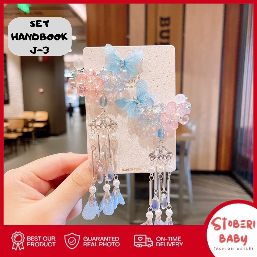 stoberi baby - JEPIT HANDBOOK Set Jepit Korea Jepit Rambut Hair Clip Anak Perempuan