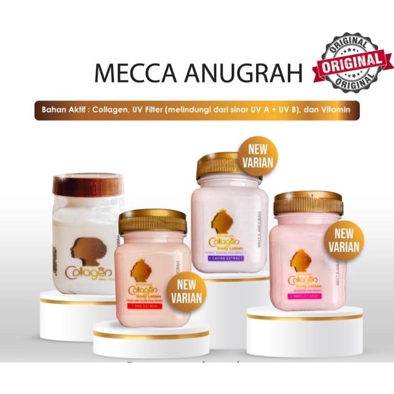 Mecca Anugrah Collagen Body Lotion by SYB I Bibit Collagen Pemutih