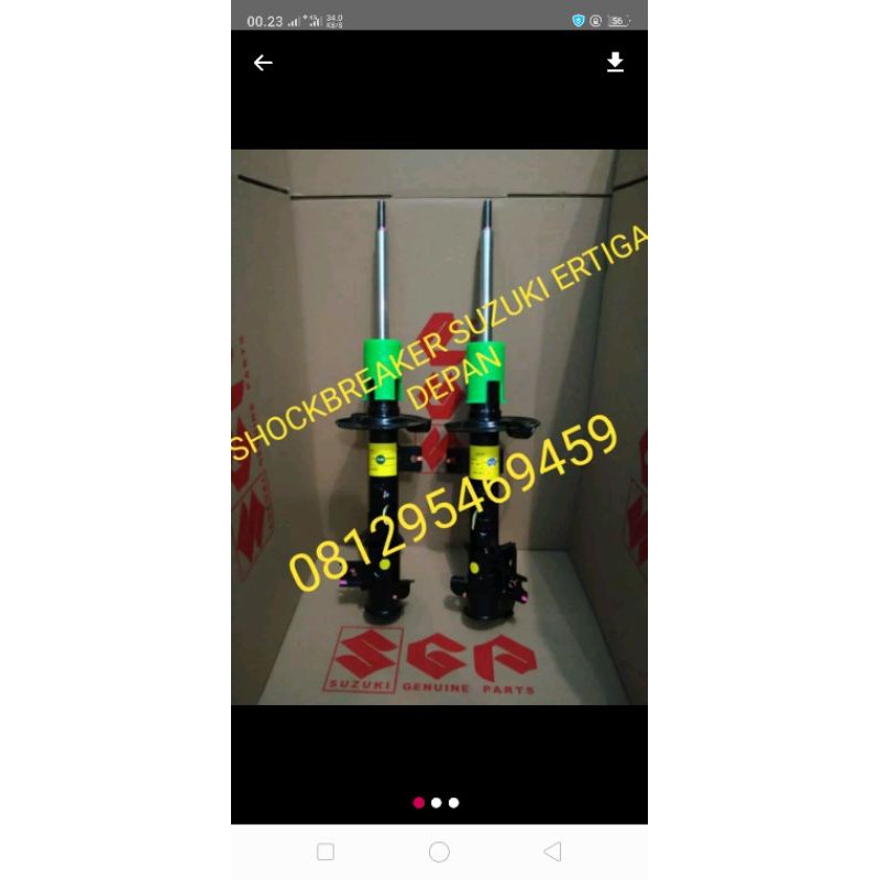 shockbreaker Ertiga depan original monroe sepasang