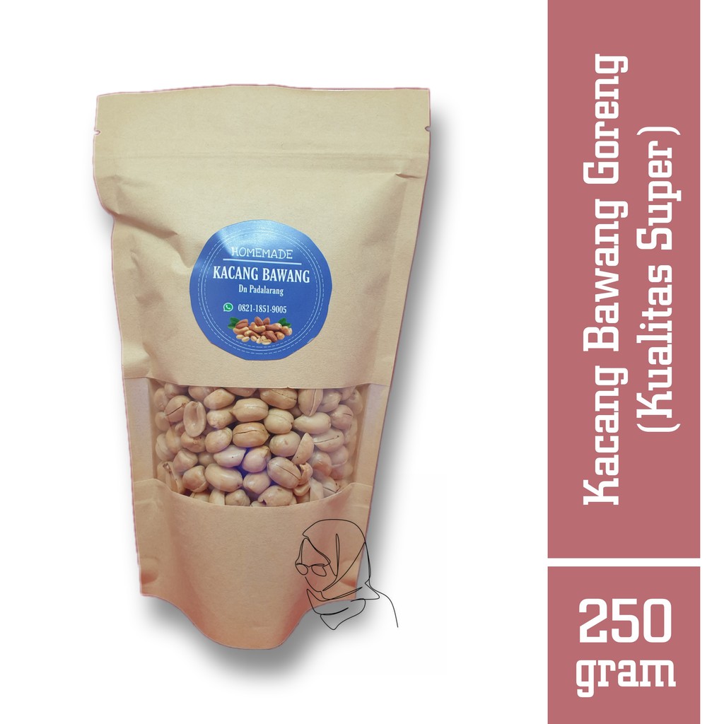 

Kacang Bawang Goreng Kualitas Super / Peanut Homemade Product 250 gram