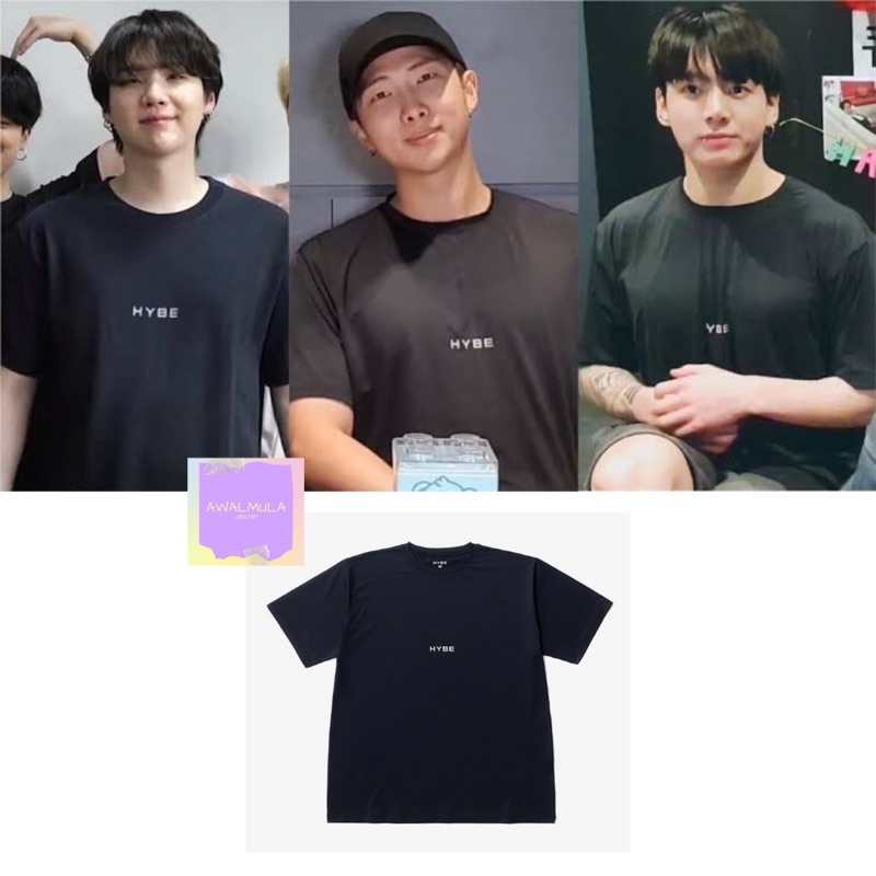 (PO) OFFICIAL Hybe Insight HYBE Gym T-shirt worn by BTS RM Suga Jungkook