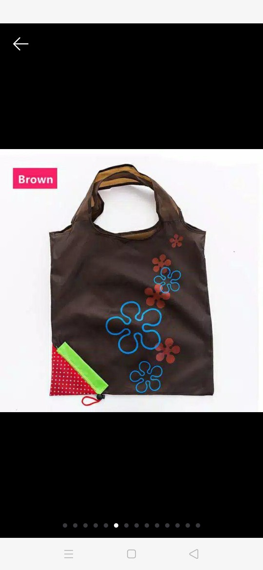 Tas Lipat Kantung Belanja Serbaguna Bentuk Strawberry | Shopping Bag Murah Jakarta Pink Ungu Biru