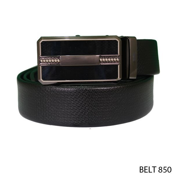 Ikat Pinggang Pria Semi Kulit Semi Kulit Hitam – BELT 850