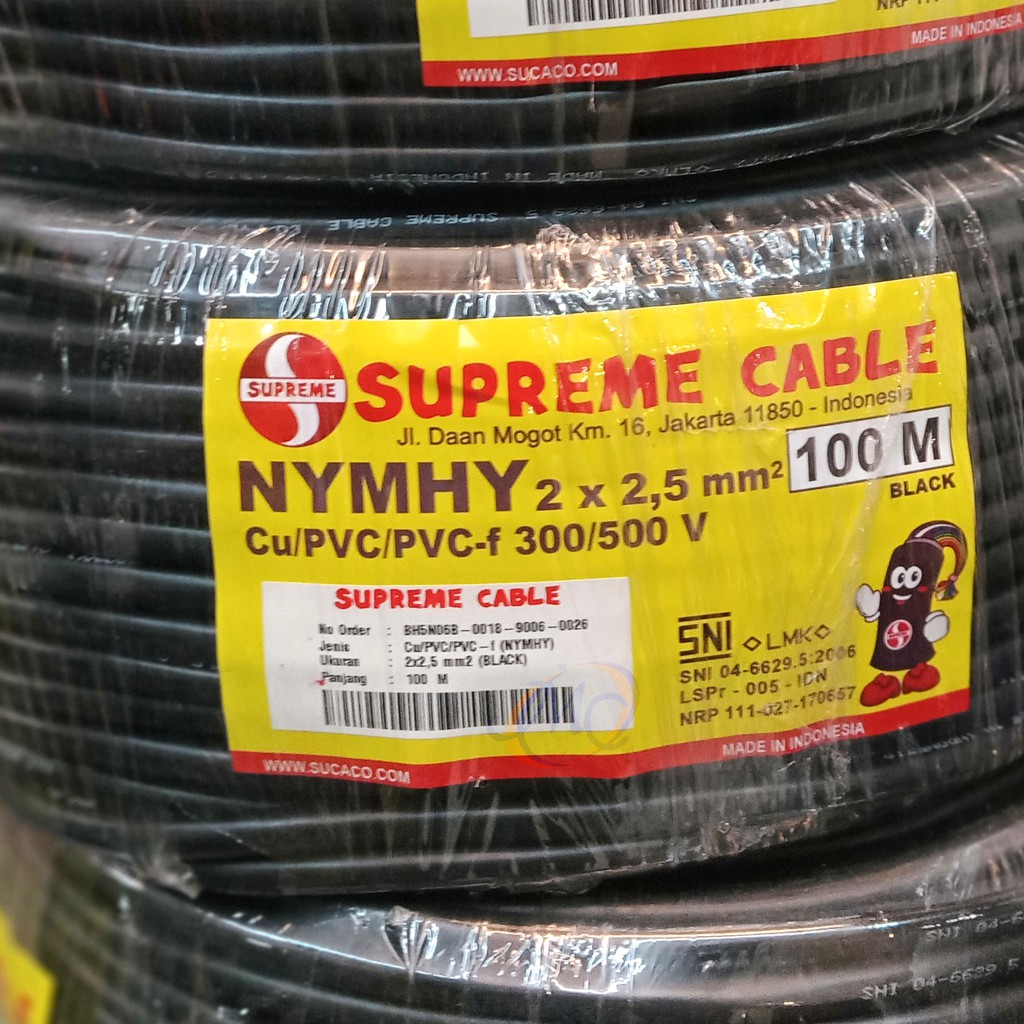 KABEL SUPREME NYMHY 3X2.5 100METER