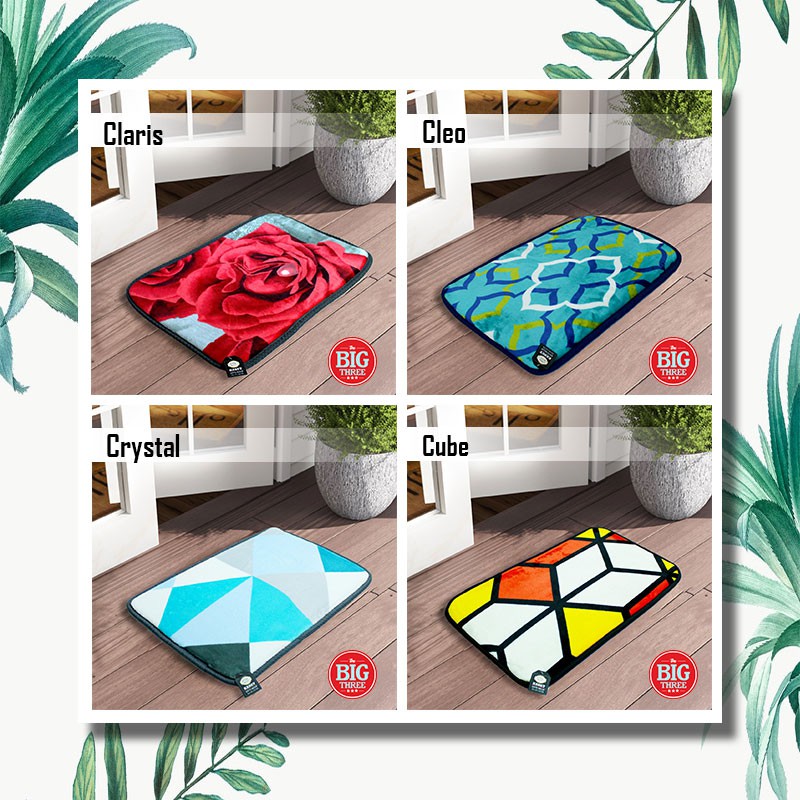 Vallery Quincy Keset EMBOSS Microfiber motif Minimalis Kiara Ameta Atlas Austin Dalton