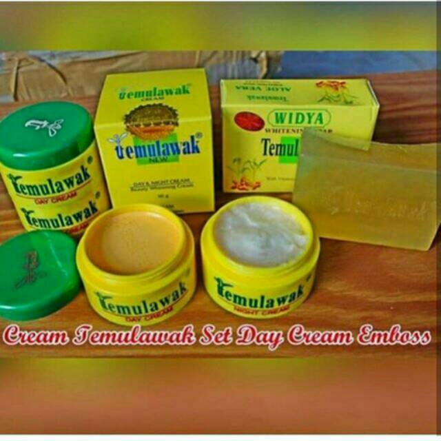 

Cream temulawak emboss